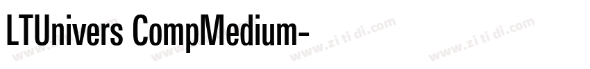 LTUnivers CompMedium字体转换